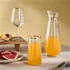 Karaca Orlando - Set di 25 bicchieri per 12 persone, bicchiere, caraffa, calici da vino, trasparenti