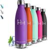 Grsta Borraccia Termica, Borraccia 750 ml, Borraccia Acciaio Inox, Senza Perdite, Borracce Termiche, Acciaio Inossidabile 18/8, Borraccia Metallo, Borraccia Palestra per Uffici, Outdoor, Campeggio, Fitness