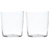 Excelsa New York Set Bicchieri Acqua 370 ml, Vetro, Trasparente (Confezione da 2)