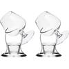 Bar Craft BarCraft Scalda Cognac Set Regalo con Bicchiere e Supporto, Metallo (Confezione da 2)