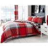 GC GAVENO CAVAILIA Set copripiumino con motivo geometrico, per letto matrimoniale, caldo e reversibile, colore: rosso