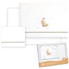 Interbaby - Lenzuola Baby Cotone - Auto/Mosè/Navicella - Orso Luna Stelle - Set 3Pcs. Lenzuolo sotto + piano di lavoro + federa cuscino