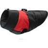 Homieco Cappotto Impermeabile per Cani, Giacca per Cani Inverno, Rosso, 2XL, Poliestere/Cotone/Poliprropilene