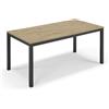 REDÒKASA Tavolo da pranzo allungabile 160x85 modello GIOTTO MADE IN ITALY con 2 allunghe centrali da 40 cm ciascuna per sala da pranzo, cucina e soggiorno, design moderno (Quercia)