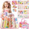 Sumtoco Busy Board, Giochi Montessori, Giochi Bambini 3 Anni, Montessori 2 Anni