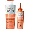 L'OREAL PARIS L'Oréal Paris Kit Anticaduta Elvive Growth Booster con Siero Cute Senza Risciacquo 102ml + Shampoo 200ml Formula con Aminexil-R Niacinamide Estratto di Radice di Zenzero per Capelli Fragili - Set da 2
