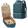 Bergsalz Zaino Donna Uomo Ryanair 40x20x25 Da Viaggio Sportivo Impermeabile Aereo Bagaglio a Mano Università Casual Per Laptop Da 14 Pollici Blu Pavone