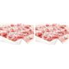ANTERCITE Buratti Confetti alla Mandorla Ricoperta di Cioccolato, Tenerezze Vassoio Rosso - 500 g (Confezione da 2)