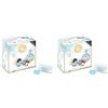 Buratti Confetti alla Mandorla Ricoperta di Cioccolato, Tenerezze Vassoio Azzurro - 500 g (Confezione da 2)