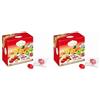 Buratti Confetti Buratti Tegsvas Confetti Tenerezze Vassoio Misto Frutta Rosso - 0.50 Kg (Confezione da 2)