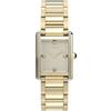 Timex Orologio da Donna Trend, 24 mm, Cinturino in Acciaio Inox, Quadrante Color Crema, Cassa Dorata, TW2Y28100