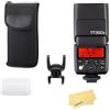 Godox TT350S 2.4G Wireless HSS 1/8000s GN36 Peso 200g TTL Mini Autoflash, Pannello LCD Tempo di Riciclo 0.1-2.2s, Compatibile con Sony A77II A99 A77 A350 A6000 A6400 A6500 A9 A7R A7RII A7RIII A7R5 ecc