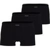 TOM TAILOR Pantaloncini retrò da Uomo (Confezione da 3), Nero (Black 9000), XL