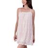 Flwydran Camicia da notte da donna vintage vittoriana camicia da notte in pizzo con ricamo floreale pigiameria da notte loungewear, bianco, XL