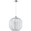 Trio Lampada a Sospensione Zucca Trasparente Attacco E27 Potenza 60W