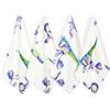 PHOGARY Lavette Bagno 30x35 Panno Microfibra Viso 4 Pezzi, Asciugamani Piccoli per Il Viso, Set Asciugamani Bagno Face Towels Panno Struccante Microfibra - Riutilizzabili (12 x 14in, Ipomea)