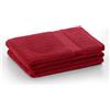 DecoKing Asciugamano da bagno, 70 x 140 cm, in cotone, qualità 525 g/m², rosso scuro, rosso vinaccia, asciugamano assorbente