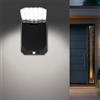 SUNJULY Lampada Da Parete per Esterni a LED Con Sensore Di Movimento, Solare Lampada Da Parete per Esterni Impermeabile Con 2 Modalità Di Illuminazione, Design Pieghevole per Terrazza Balcone Corridoio Garage