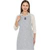 Encasa XO Encasa Homes Grembiule da Cucina Regolabile con Tasche e portasciugamani - 68x85 cm - Cotone Riciclato Ecologico, per la casa e Il Ristorante, Uomini e Donne, Cottura - Ticchettio blu navy