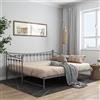 ARKEM Divano Letto Singolo in Metallo Struttura Letti e Basi in Ferro Battuto per Adulti,Telaio Divano Letto Estraibile Grigio in Metallo 90x200 cm