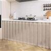 BUNQQF Tende Cucina Porta Finestra, Flanella Tenda Scaffale, Tende Oscuranti Antipolvere Armadio, Tendina Sottolavello Bagno per Scarpiera, Tendina Armadietti, Libreria, con Binari Scorrimento Autoadesivi