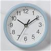 OZLCUA Orologio Da Parete Orologi da parete piccoli con cornice in plastica trasparente colori caramella muto 15 cm orologio appeso orologio soggiorno arredamento casa Orologio Da Muro(Light Blue)