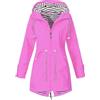 Cocila Cappottino Fucsia Black Friday Piumino Donna Invernale Con Cappuccio Giacca Corta Ecopelle Giubbotto Waterproof Donna Coprispalle Rosa Donna Giacca Impermeabile Donna Trench Clothes Black Friday