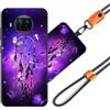 JEZSTHAI Cover Compatibile con Xiaomi Mi 10T Lite 5G Custodia in Silicone TPU Morbido con Cordino/Laccio Tracolla Cellulare,Antiurto AntiGraffio Protettiva Bumper Case con Disegno Motivi,Cover*A01