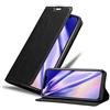 Cadorabo Custodia Libro per Apple iPhone 12 Pro Max (6,7 Zoll) in NERO DI NOTTE - con Vani di Carte, Funzione Stand e Chiusura Magnetica - Portafoglio Cover Case Wallet Book Etui Protezione