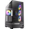 ANTEC CX700 Mid Tower Gaming Case, Black, 270 Full-View Tempered Glass, 3 x 120 mm ARGB PWM Fans, 1 x USB 3.0 / 1 x USB Type-C, ATX, Micro ATX, ITX