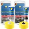 ATG® Lucidante per plastica Nero e Bianco - Cura Delicata per Auto Moto Camion - Rinnovatore Premium per Interni ed Esterni - Massima brillantezza e Protezione duratura