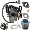 TRKIMAL GY6, carburatore 125 cc/150 cc per motori a 4 tempi, starter elettrico, scooter, ATV, go kart 152QMI 157QMJ, con filtro dell'aria collettore di aspirazione - PD24J 24 mm Carb