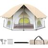 Chihee Tenda da campeggio pop-up, capanna familiare con veranda per 3 persone riparo esterno con sala schermo grande capacità, impermeabile e antivento, facile da installare, viaggi, escursionismo