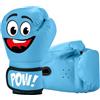 JUOIFIP guantoni da boxe bambino 4 oz per l'allenamento di pugilato Muay Thai guantoni per bambini guanti boxe kick boxing karate