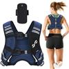 Sportneer Gilet ponderato da donna, per camminare, con borsa per telefono | Gilet da donna regolabile per corsa, allenamento, allenamento, perdita di peso, 3,6 kg/5,4 kg/6,8 kg/9,1 kg/11,3 kg