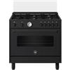 Bertazzoni La Germania Germania AMN965ETN Cucina Gas 5 Fornelli con forno elettrico da 90 cm Nero