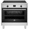 La Germania AMN964IEXE Cucina Piano cottura a induzione 4 Fornelli con forno Elettrico da 90 cm Acciaio inox