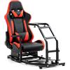 Minneer Gaming Sim Cockpit Regolabile Con Sedile Rosso Per Logitech G29 G923