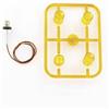 Carson 500907579 - Lampada Circolare con 14 SMD, con abbassamento (1), RC, Accessori per Camion Tamiya, Parti di Ricambio, modellismo, Made in Germany