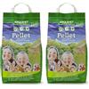 ARQUIVET Pellet - Lettiera igienica naturale, vegetale, biologica per gatti e piccoli roditori mammiferi - Biodegradabile - Assorbe liquidi e cattivi odori (Confezione da 2)