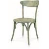 Konte.Design Set di sedie CASTELFALFI in legno verde consumato
