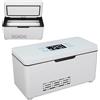 Generic Mini frigorifero portatile per auto, refrigeratore per diabete, refrigeratore per farmaci per diabete, frigorifero per auto, congelatore elettrico per campeggio, camper, veicoli, camion, camper