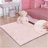 ORINOVA Tappeto Camera da Letto Rosa 90x150 Morbido Salotto Tappeto Lavabile Moderno Rettangolare