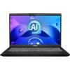 MSI Notebook MSI Modern C1MG-034IT Intel Core Ultra 5 125H Computer portatile 39,6 cm (15.6") Full HD 16 GB DDR5-SDRAM 512 SSD Wi-Fi 6E (802.11ax) Windows 11 Home Nero [9S7-15H551-034]