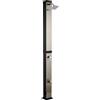 G.T.R. Doccia Rectangular pannello solare e lavapiedi 20l colore nero/acciaio