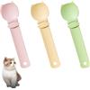 GIEEU 3 pz Cat Treat Squeeze Spoon Dispenser,Distributore multifunzionale di prelibatezze per gatti,Distributore di strisce leccare per gatto per spremere, puree e snack liquidi