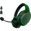 Razer Barracuda X Phantom Green Edition - Cuffie da gioco wireless multipiattaforma (285 g, driver TriForce da 40 mm, Dual Wireless HyperSpeed e Bluetooth) Phantom Green