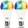 Beghelli - Lampadina LED Smart Dom-e E27 14W RGB-CCT WiFi, Compatibile con Alexa, App Domotica, Regolazione Colori e Intensità, Controllo Vocale, Facile Installazione - Bianco, 1 Unità