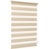 Sekey Doppia tenda a rullo, fissaggio senza fori, per finestre, doppia tenda a rullo, larghezza 70 cm, protezione solare, 70 x 130 cm, colore: giallo