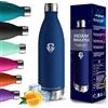 HoneyHolly Borraccia Termica, 18/8 Acciaio Inox Bottiglia Termica - 1000ML - Senza BPA Borraccia Palestra, Isolato Sottovuoto, Borracce Termiche, Antigoccia, Bottiglia Acqua Termos per Scuola, Sport, Campeggio